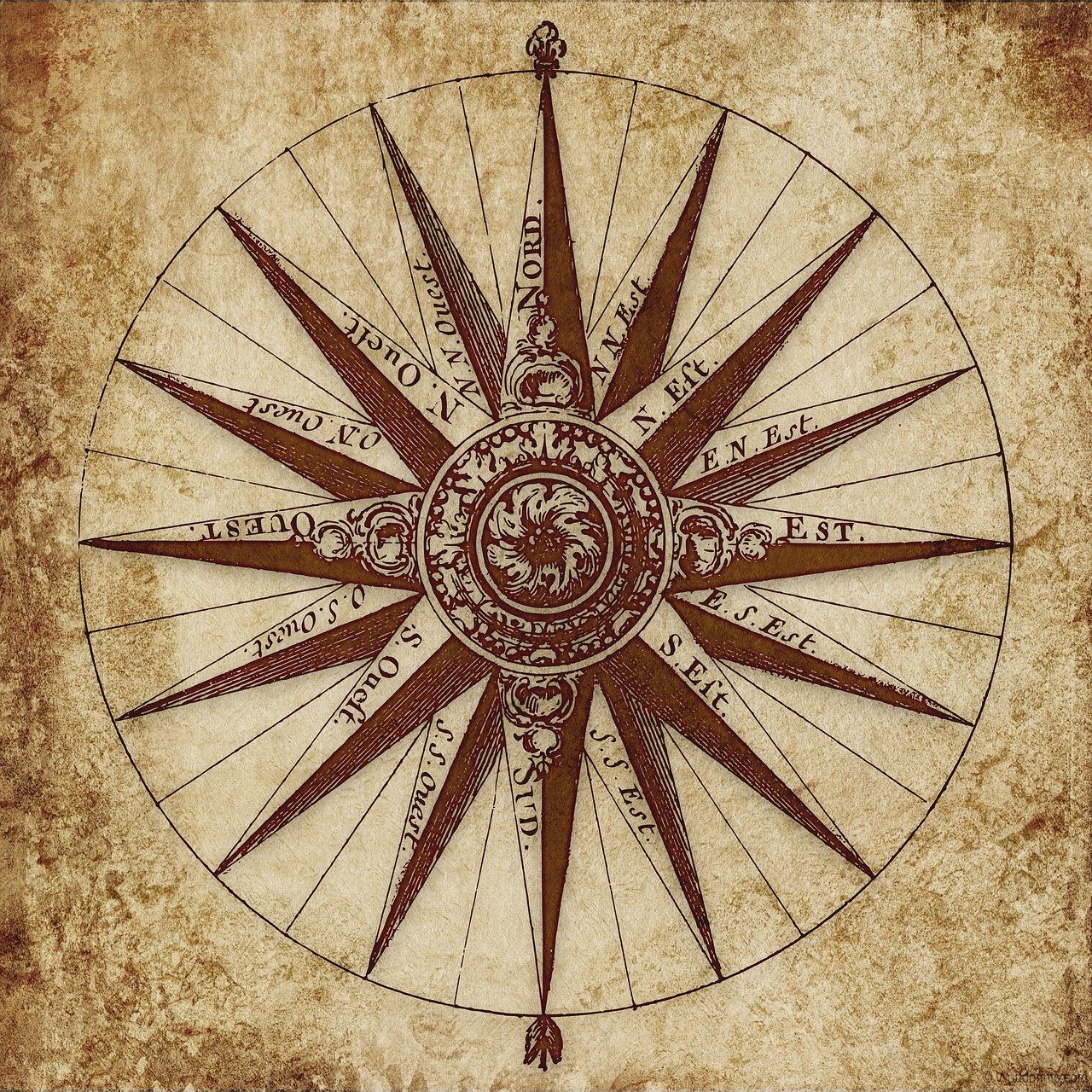 vintage, compass, navigation, compass direction, nautical, paper, north, south, west, east, antique, nostalgia, background, retro, rust, shabby, chick, to travel, direction, geography, classic, design, nautical, nautical, nautical, nautical, nautical